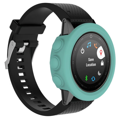 Solid Color Silicone Watch Protective Case for Garmin Fenix 5(Mint Green) - Screen Protector by ENKAY | Online Shopping UK | buy2fix
