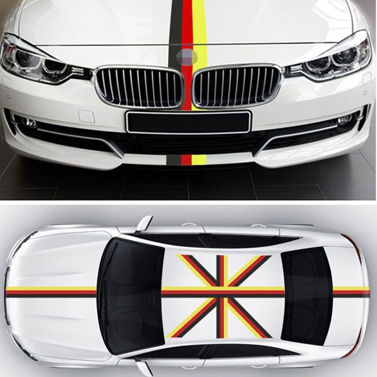 1m German Flag Car Plastic Wrap Sticker Decal Film - Decorative Sticker by buy2fix | Online Shopping UK | buy2fix