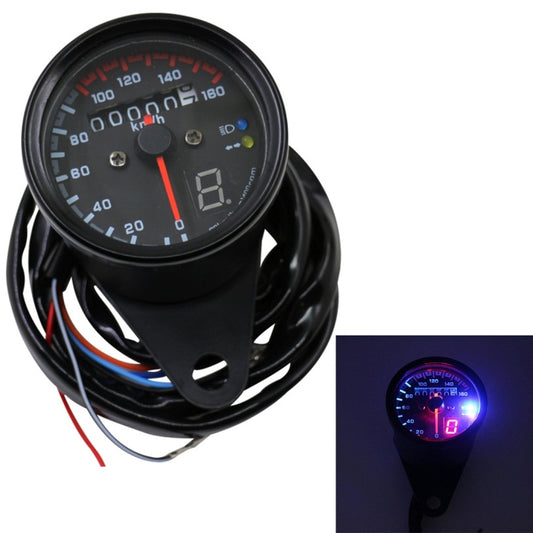 3 in 1 Universal Waterproof Motorcycle LED Backlight Odometer Speedometer Gearmeter, DC 12V - Electrical Instruments by buy2fix | Online Shopping UK | buy2fix