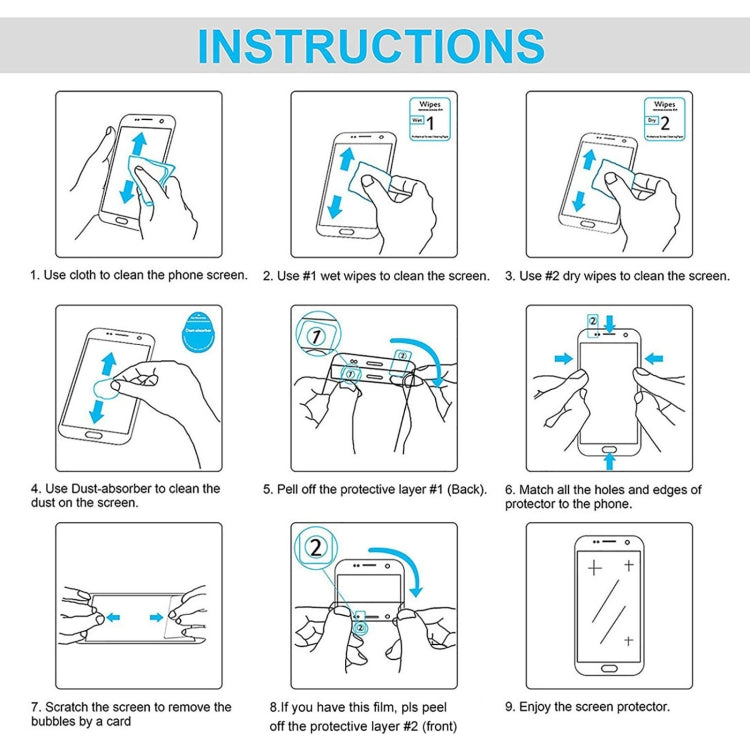 For Doogee S90 50 PCS 0.26mm 9H 2.5D Tempered Glass Film - Others by buy2fix | Online Shopping UK | buy2fix