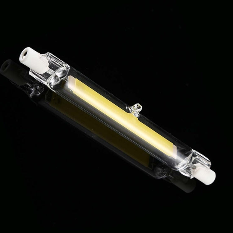 R7S 110V 7W 118mm COB LED Bulb Glass Tube Replacement Halogen Lamp Spot Light(4000K Natural White Light) - LED Blubs & Tubes by buy2fix | Online Shopping UK | buy2fix