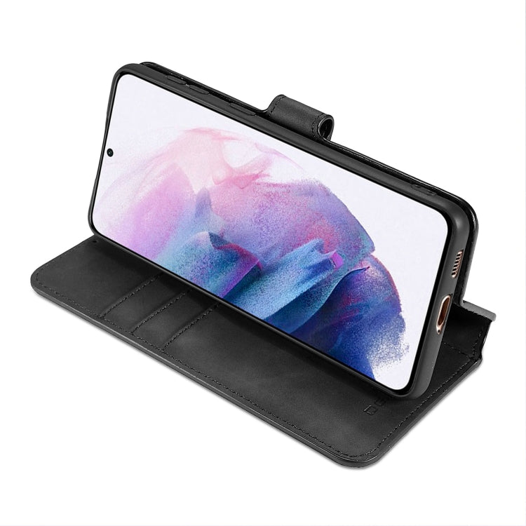 For Samsung Galaxy S21+ 5G DG.MING Retro Oil Side Horizontal Flip Case with Holder & Card Slots & Wallet(Black) - Galaxy S21+ 5G Cases by DG.MING | Online Shopping UK | buy2fix