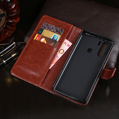 For Blackview A80 Plus idewei Crazy Horse Texture Horizontal Flip Leather Case with Holder & Card Slots & Wallet(Rose Red) - More Brand by idewei | Online Shopping UK | buy2fix