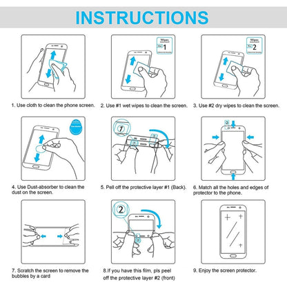 For Doogee S59 50 PCS 0.26mm 9H 2.5D Tempered Glass Film - Others by buy2fix | Online Shopping UK | buy2fix