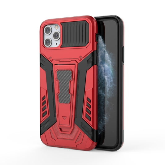 For iPhone 11 Pro Max War Chariot Series Armor All-inclusive Shockproof PC + TPU Protective Case with Invisible Holder For iPhone 11 Pro(Red) - iPhone 11 Pro Max Cases by buy2fix | Online Shopping UK | buy2fix