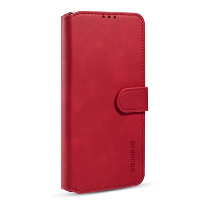 For OnePlus 9 Pro DG.MING Retro Oil Side Horizontal Flip Leather Case with Holder & Card Slots & Wallet(Red) - OnePlus Cases by DG.MING | Online Shopping UK | buy2fix