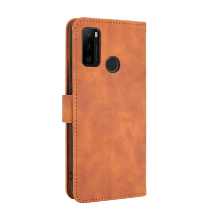 For Ulefone Note 10 Solid Color Skin Feel Magnetic Buckle Horizontal Flip Calf Texture PU Leather Case with Holder & Card Slots & Wallet(Brown) - Ulefone Cases by buy2fix | Online Shopping UK | buy2fix