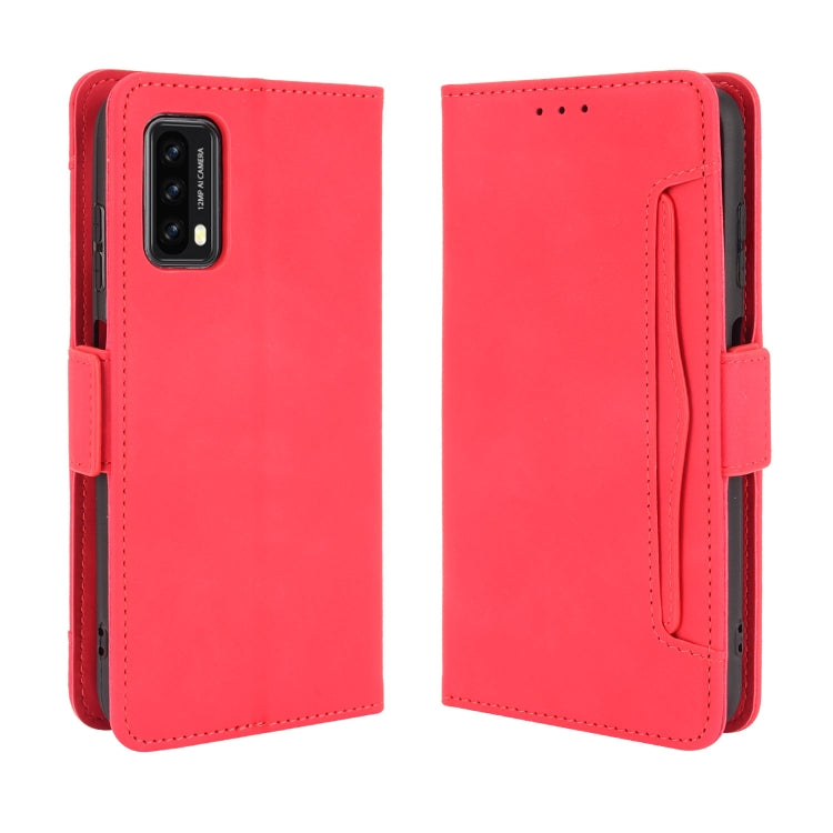 For Blackview A90 Skin Feel Calf Pattern Horizontal Flip Leather Case with Holder & Card Slots & Photo Frame(Red) - More Brand by buy2fix | Online Shopping UK | buy2fix