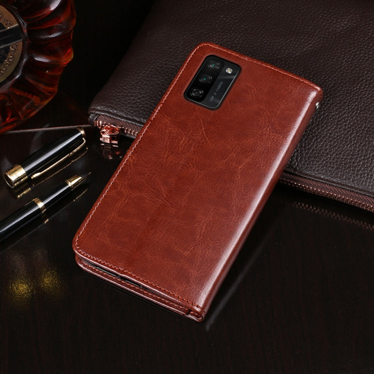 For Blackview A100 idewei Crazy Horse Texture Horizontal Flip Leather Case with Holder & Card Slots & Wallet(Brown) - More Brand by idewei | Online Shopping UK | buy2fix