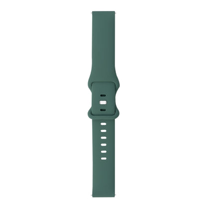 For Huawei Watch GT 2 42mm 8-buckle Silicone Watch Band(Pine Needle Green) - Watch Bands by buy2fix | Online Shopping UK | buy2fix