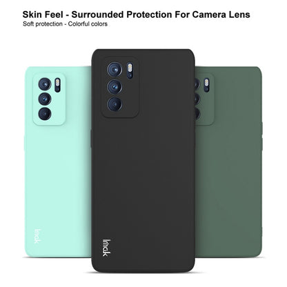 For OPPO Reno6 Pro 5G IMAK UC-4 Series Straight Edge TPU Soft Protective Case(Light Cyan) - OPPO Cases by imak | Online Shopping UK | buy2fix