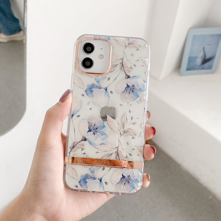 For iPhone 11 Pro Max High Translucent Electroplating Flower Pattern TPU + PC Shockproof Case (Cherry Blossoms) - iPhone 11 Pro Max Cases by buy2fix | Online Shopping UK | buy2fix