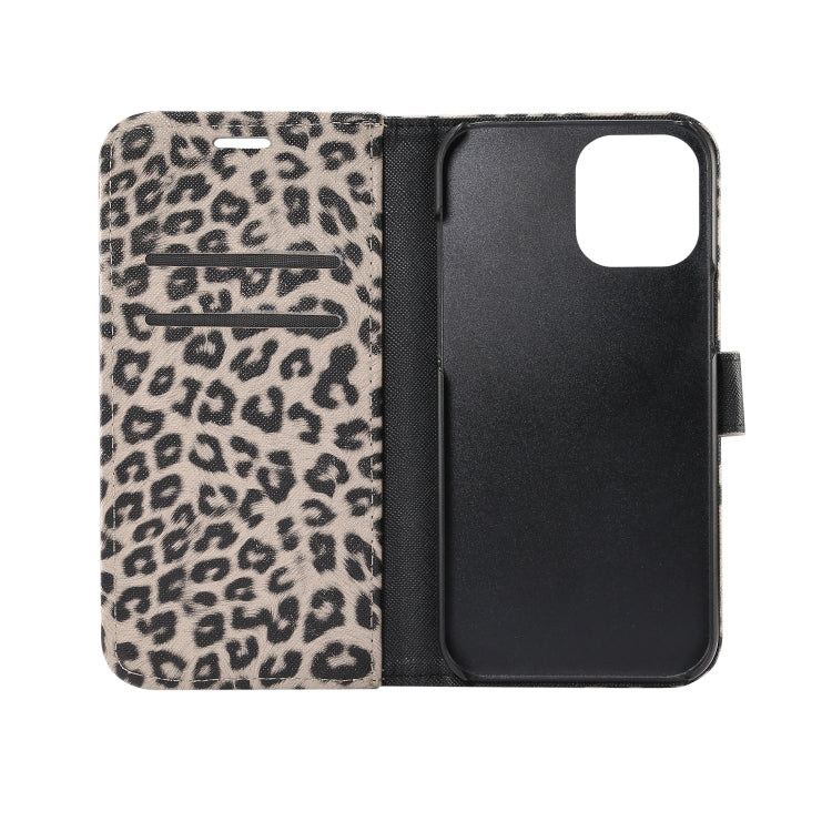 For iPhone 13 Pro Max Leopard Pattern Horizontal Flip PC + PU Leather Case with Holder & Card Slots & Wallet (Brown) - iPhone 13 Pro Max Cases by buy2fix | Online Shopping UK | buy2fix