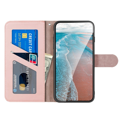 For Xiaomi Mi 11 Lite Sika Deer Embossing Pattern Horizontal Flip PU Leather Case with Holder & Card Slot & Wallet & Photo Frame(Rose Gold) - Xiaomi Cases by buy2fix | Online Shopping UK | buy2fix