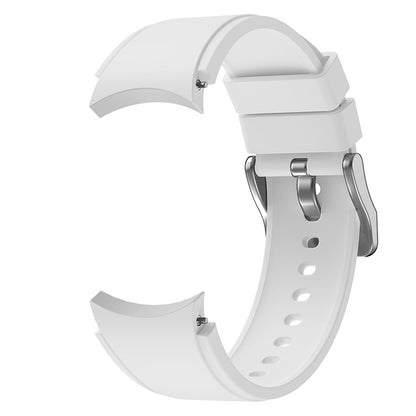 For Samsung Galaxy Watch4 Classic 46mm Silicone Watch Band(White) - Watch Bands by buy2fix | Online Shopping UK | buy2fix