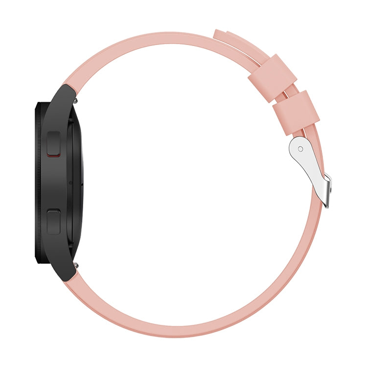 For Samsung Galaxy Watch4 Classic 46mm Silicone Watch Band(Pink) - Watch Bands by buy2fix | Online Shopping UK | buy2fix