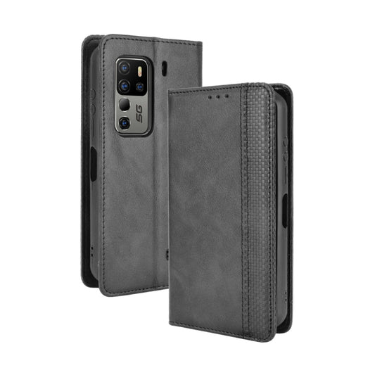 For Ulefone Armor 11 5G / Armor 11T 5G Magnetic Buckle Retro Crazy Horse Texture Horizontal Flip Leather Case with Holder & Card Slots & Photo Frame(Black) - More Brand by buy2fix | Online Shopping UK | buy2fix