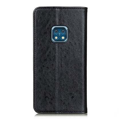 For Nokia XR20 5G Magnetic Crazy Horse Texture Horizontal Flip Leather Case with Holder & Card Slots & Wallet(Black) - Nokia Cases by buy2fix | Online Shopping UK | buy2fix
