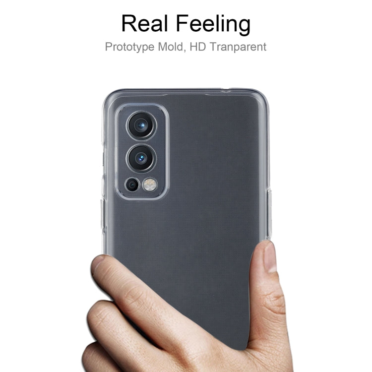 For OnePlus Nord 2 5G 0.75mm Ultra-thin Transparent TPU Soft Protective Case - OnePlus Cases by buy2fix | Online Shopping UK | buy2fix