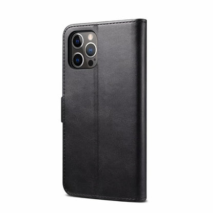 For iPhone 13 Pro GUSSIM Business Style Horizontal Flip Leather Case with Holder & Card Slots & Wallet (Black) - iPhone 13 Pro Cases by GUSSIM | Online Shopping UK | buy2fix