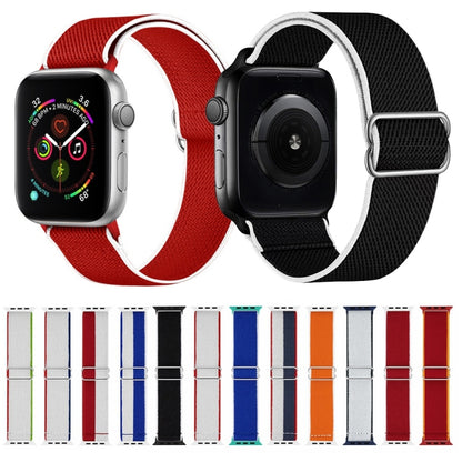 High Elastic Nylon Watch Band For Apple Watch Ultra 49mm&Watch Ultra 2 49mm / Series 9&8&7 45mm / SE 3&SE 2&6&SE&5&4 44mm / 3&2&1 42mm(France) - Watch Bands by buy2fix | Online Shopping UK | buy2fix