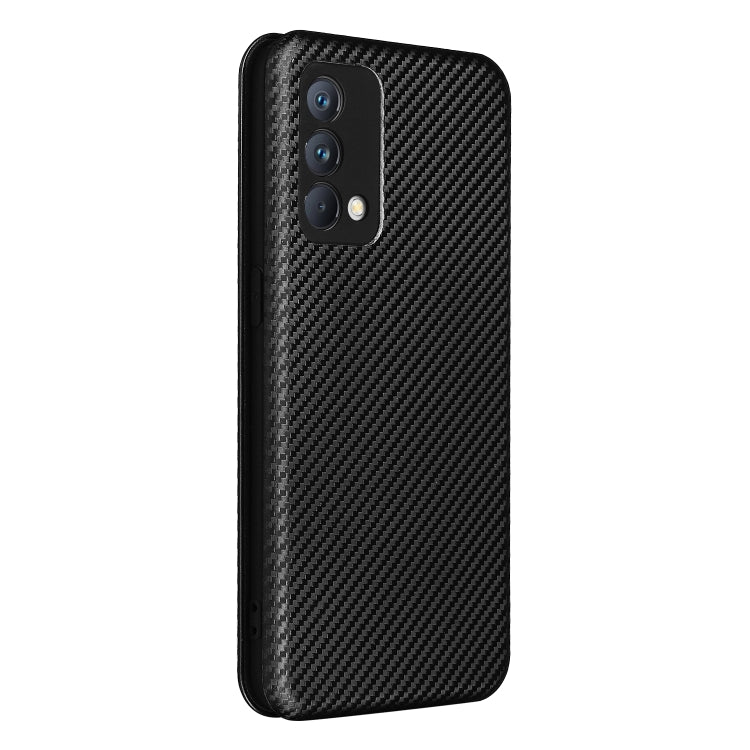 Carbon Fiber Texture Horizontal Flip TPU + PC + PU Leather Case with Card Slot For OPPO Realme GT Master(Black) - Realme Cases by buy2fix | Online Shopping UK | buy2fix