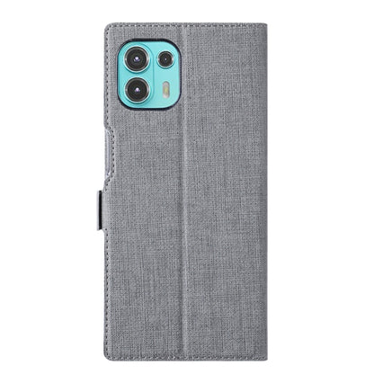 ViLi K Series Shockproof TPU + PU Leather Magnetic Buckle Horizontal Flip Case with Card Slots & Wallet & Holder For Motorola Moto Edge 20 Lite(Grey) - Motorola Cases by ViLi | Online Shopping UK | buy2fix