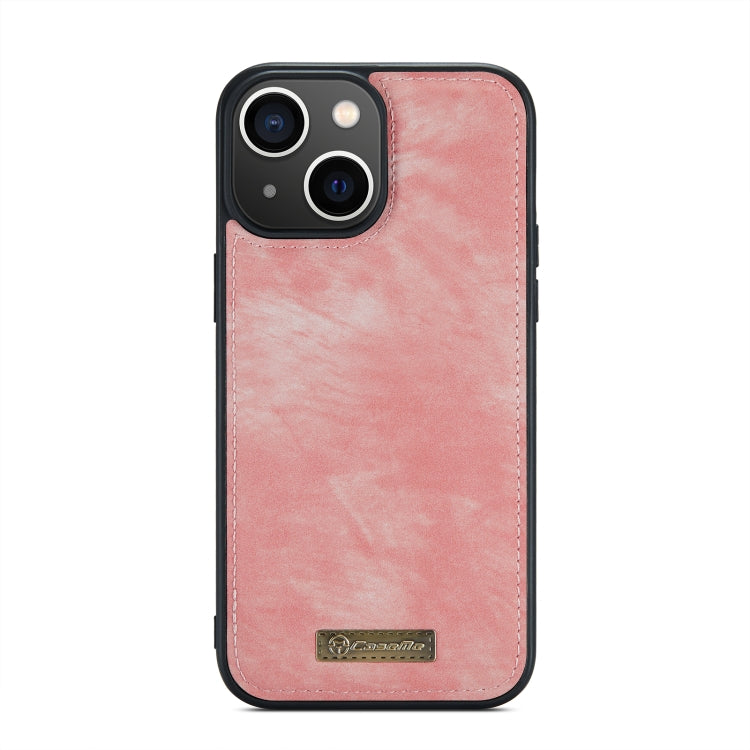 For iPhone 13 mini CaseMe-008 Detachable Multifunctional Horizontal Flip Leather Case(Pink) - iPhone 13 mini Cases by CaseMe | Online Shopping UK | buy2fix