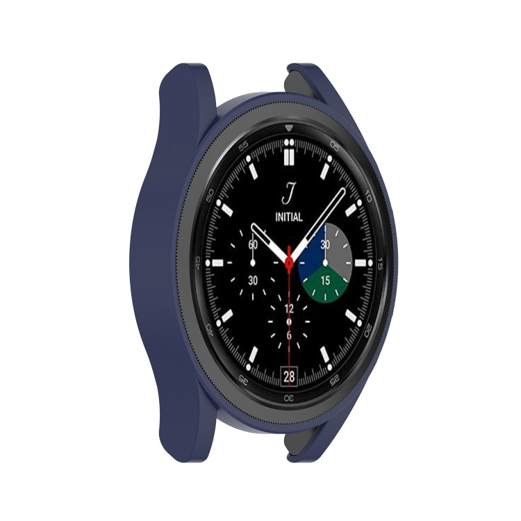 For Samsung Galaxy Watch4 Classic 42mm Half Coverage Hollowed PC Protective Case(Midnight Blue) - Watch Cases by buy2fix | Online Shopping UK | buy2fix