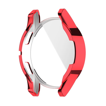 For Samung Galaxy Watch4 40mm Full Coverage TPU Electroplating Protective Case Cover(Red) - Watch Cases by buy2fix | Online Shopping UK | buy2fix