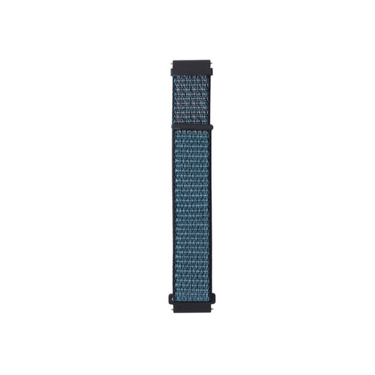 For Samsung Galaxy Watch3 45mm Nylon Loop Watch Band(Blue Green) - Watch Bands by buy2fix | Online Shopping UK | buy2fix