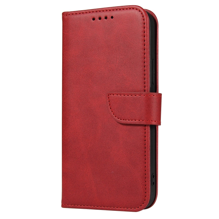 For iPhone 13 Pro Max Calf Texture Buckle Horizontal Flip Leather Case with Holder & Card Slots & Wallet (Red) - iPhone 13 Pro Max Cases by buy2fix | Online Shopping UK | buy2fix