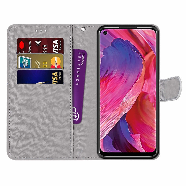 For OPPO A93 5G / A93s 5G / A54 5G / A74 5G Coloured Drawing Cross Texture Horizontal Flip PU Leather Case with Holder & Card Slots & Wallet & Lanyard(Green Lemon) - OPPO Cases by buy2fix | Online Shopping UK | buy2fix