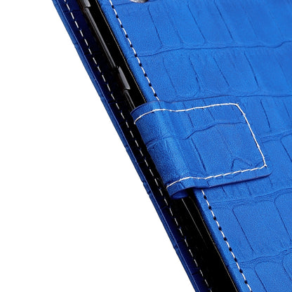 For Xiaomi Mi 11T / 11T Pro Crocodile Texture Horizontal Flip Leather Case with Holder & Card Slots & Wallet(Blue) - Xiaomi Cases by buy2fix | Online Shopping UK | buy2fix