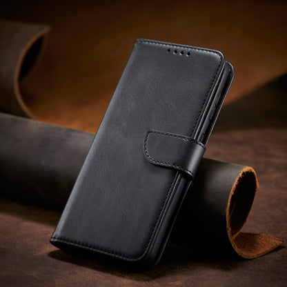 For iPhone XR Calf Texture Buckle Horizontal Flip Leather Case with Holder & Card Slots & Wallet(Black) - More iPhone Cases by buy2fix | Online Shopping UK | buy2fix