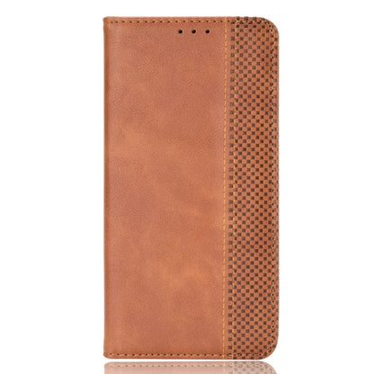 For Doogee N40 Pro Magnetic Buckle Retro Pattern Horizontal Flip Leather Case with Holder & Card Slot & Wallet(Brown) - More Brand by buy2fix | Online Shopping UK | buy2fix