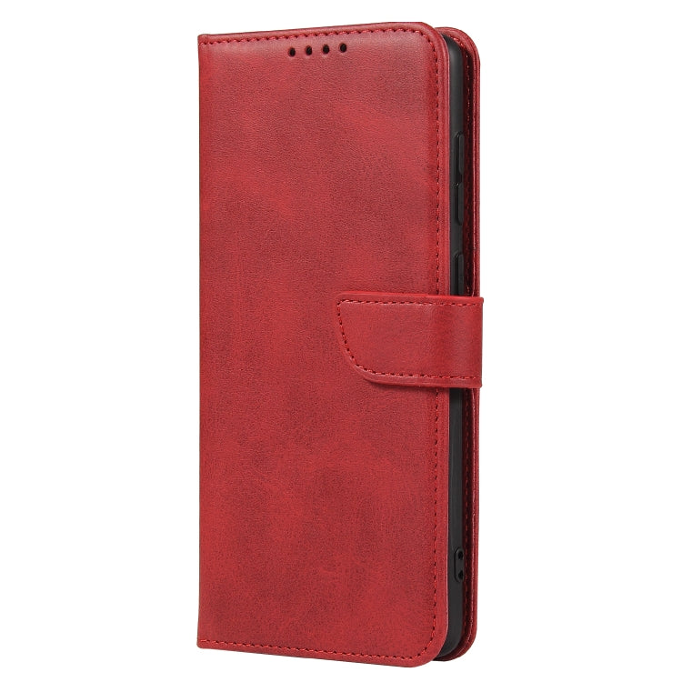 For Xiaomi Redmi 9 Calf Texture Buckle Horizontal Flip Leather Case with Holder & Card Slots & Wallet(Red) - Xiaomi Cases by buy2fix | Online Shopping UK | buy2fix