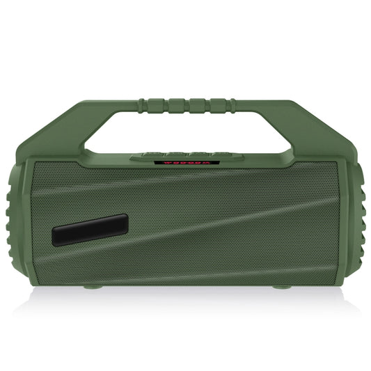 NewRixing NR-4025P with Screen Outdoor Splash-proof Water Portable Bluetooth Speaker, Support Hands-free Call / TF Card / FM / U Disk(Green) - Desktop Speaker by NewRixing | Online Shopping UK | buy2fix