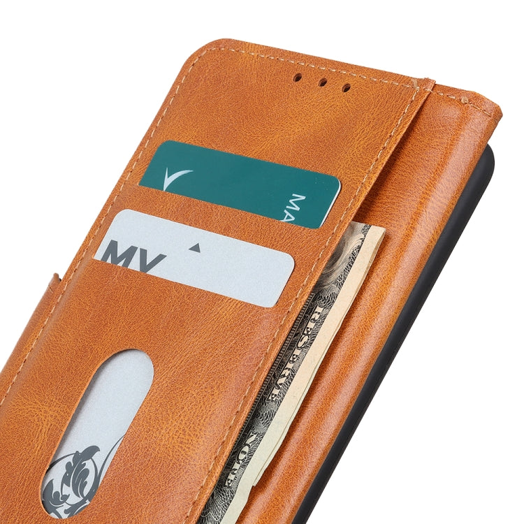 For Motorola Edge (2021) Mirren Crazy Horse Texture Horizontal Flip Leather Case with Holder & Card Slots & Wallet(Brown) - Motorola Cases by buy2fix | Online Shopping UK | buy2fix