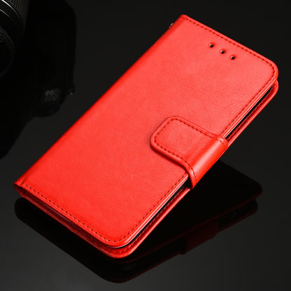 For iPhone SE 2022 / SE 2020 / 8 / 7 Crystal Texture Horizontal Flip Leather Case with Holder & Card Slots & Wallet(Red) - iPhone SE 2022 / 2020 / 8 / 7 Cases by buy2fix | Online Shopping UK | buy2fix