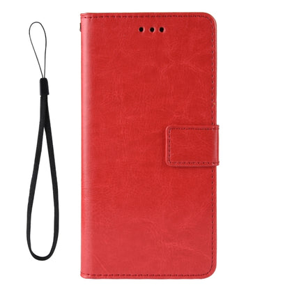 For Blackview Oscal C20 Crazy Horse Texture Horizontal Flip Leather Case with Holder & Card Slots & Lanyard(Red) - More Brand by buy2fix | Online Shopping UK | buy2fix