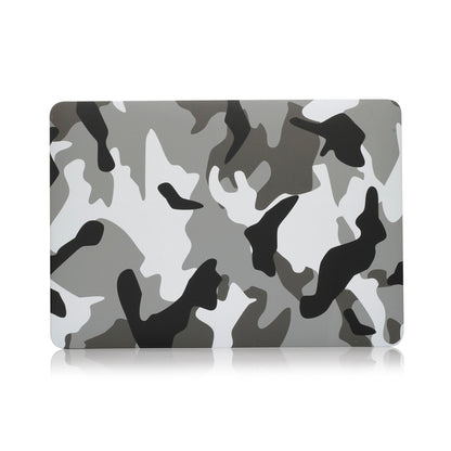 For MacBook Air 13.3 inch A1932 / A2179 / A2337 Camouflage Pattern Laptop Water Decals PC Protective Case(Grey Camouflage) - MacBook Air Cases by buy2fix | Online Shopping UK | buy2fix