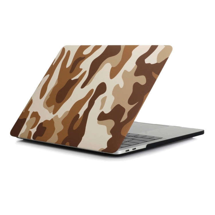 Camouflage Pattern Laptop Water Decals PC Protective Case For MacBook Pro 16 inch A2141(Brown Camouflage) - MacBook Pro Cases by buy2fix | Online Shopping UK | buy2fix