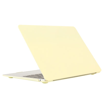 Cream Style Laptop Plastic Protective Case For MacBook Pro 14.2 inch A2442 2021(Cream Yellow) - MacBook Pro Cases by buy2fix | Online Shopping UK | buy2fix