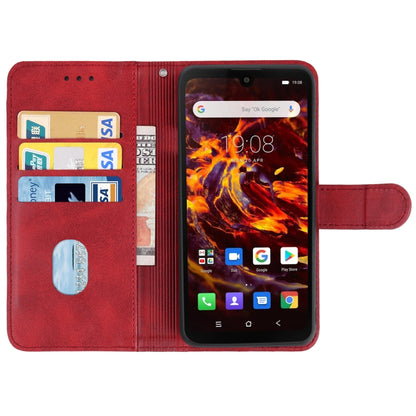 Leather Phone Case For Blackview BV6900(Red) - More Brand by buy2fix | Online Shopping UK | buy2fix