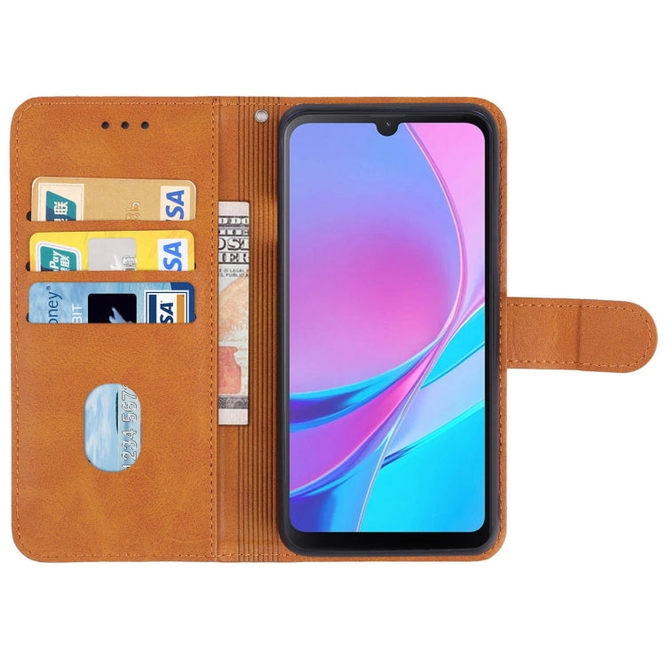 Leather Phone Case For Blackview OSCAL C20 / C20 Pro(Brown) - More Brand by buy2fix | Online Shopping UK | buy2fix