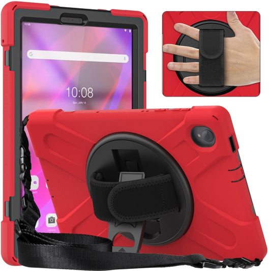 For Lenovo Tab K10 / M10 Plus Silicone + PC Protective Tablet Case(Red) - Lenovo by buy2fix | Online Shopping UK | buy2fix