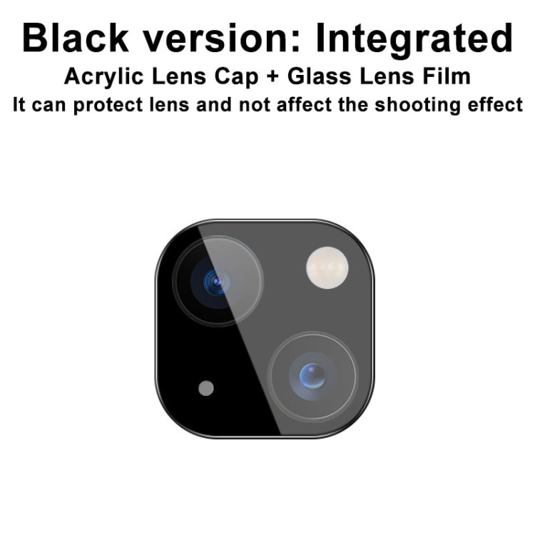 For iPhone 13 / 13 mini  imak Integrated Rear Camera Lens Tempered Glass Film with Lens Cap Black Version - iPhone 13 mini Tempered Glass by imak | Online Shopping UK | buy2fix