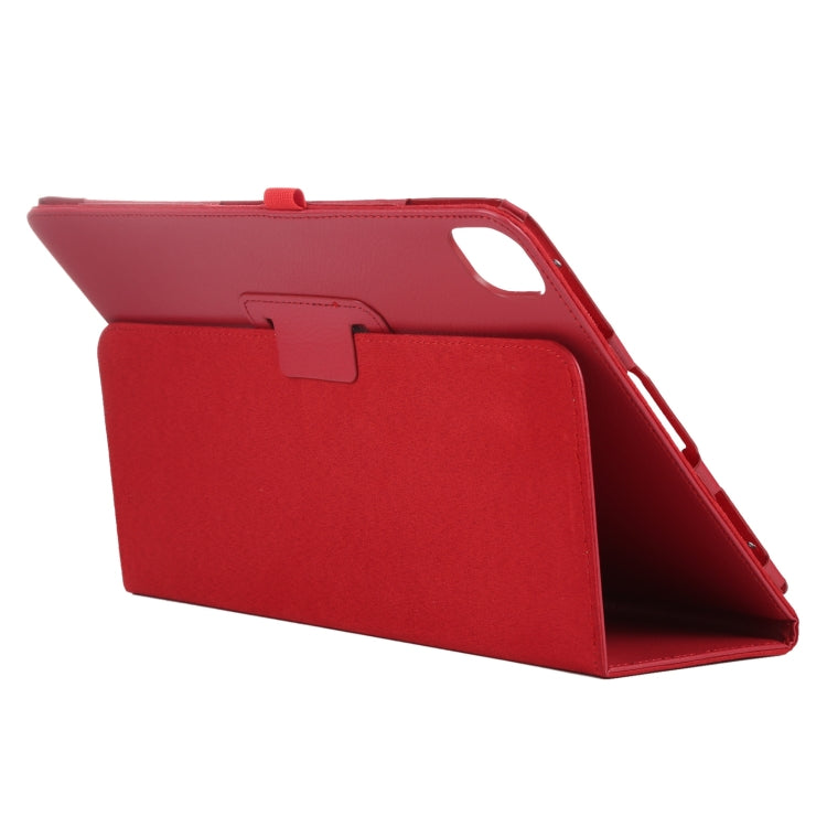 For iPad Air 13 2024 / iPad Pro 12.9 2022 / 2021 / 2020 / 2018 Litchi Texture Solid Color Leather Tablet Case(Red) - iPad Pro 12.9 (2022/2021) Cases by buy2fix | Online Shopping UK | buy2fix