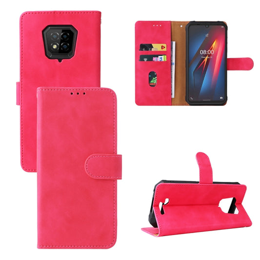 For Ulefone Armor 8 Skin Feel Magnetic Buckle Calf Texture Leather Phone Case(Rose Red) - Ulefone Cases by buy2fix | Online Shopping UK | buy2fix
